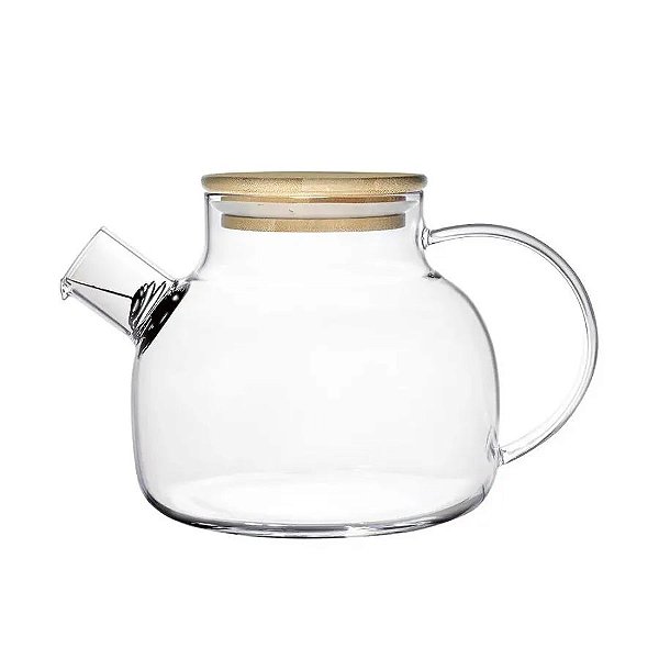 Chaleira De Vidro Borossilicato 1 Litro