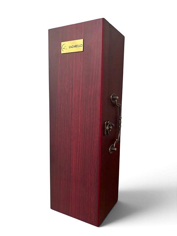 Kit Vinho Maleta Personalizada Luxo Madeira