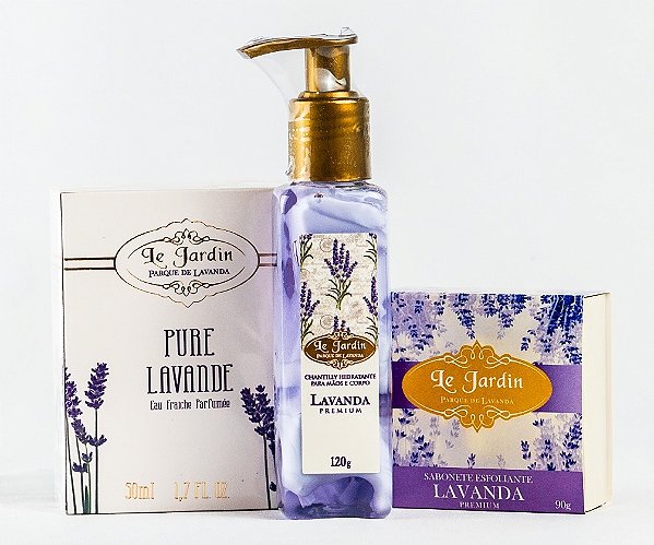 Kit Cuidados Com o Corpo Lavanda Premium