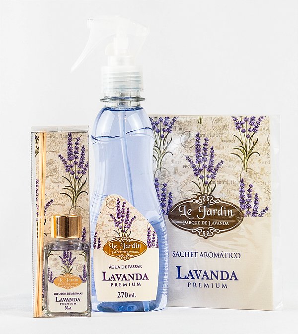 Kit Produtos Para a Casa Lavanda Premium