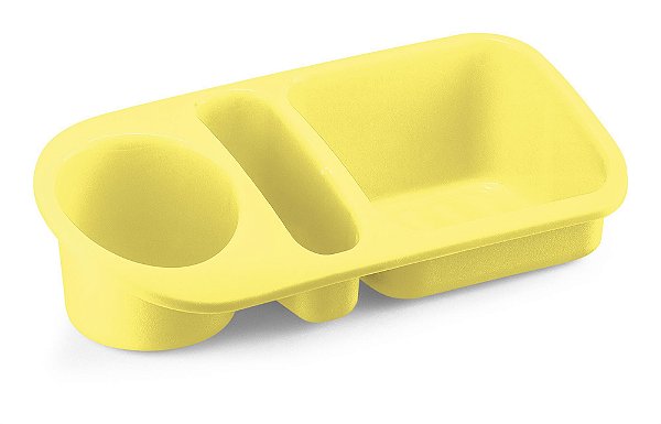 Organizador Plus Amarelo Claro Sólido