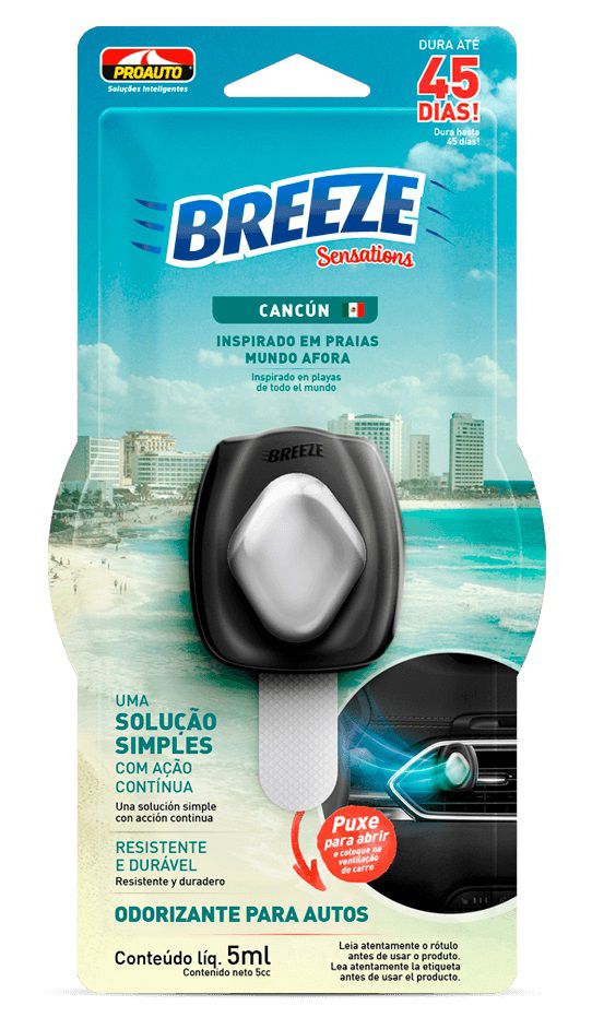 Odorizante Breeze Sensations Cancun 5ml - Proauto