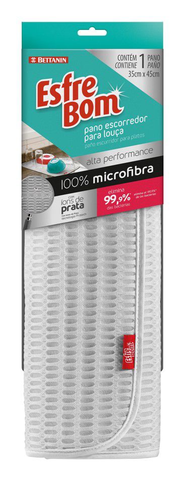 Pano Escorredor Microfibra Esfrebom