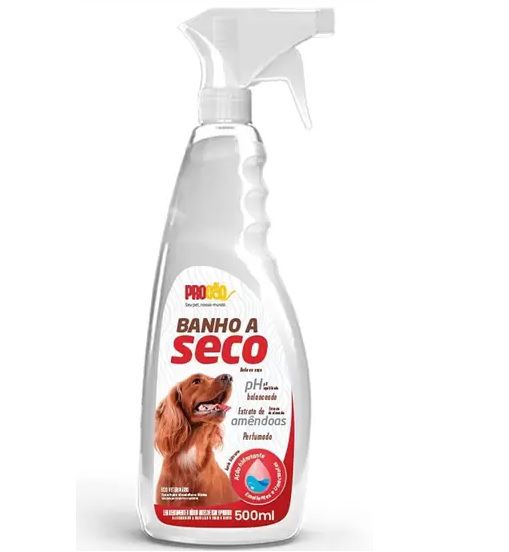 Banho a Seco Pet 500ML Com Extrato de Amendoas - Procão