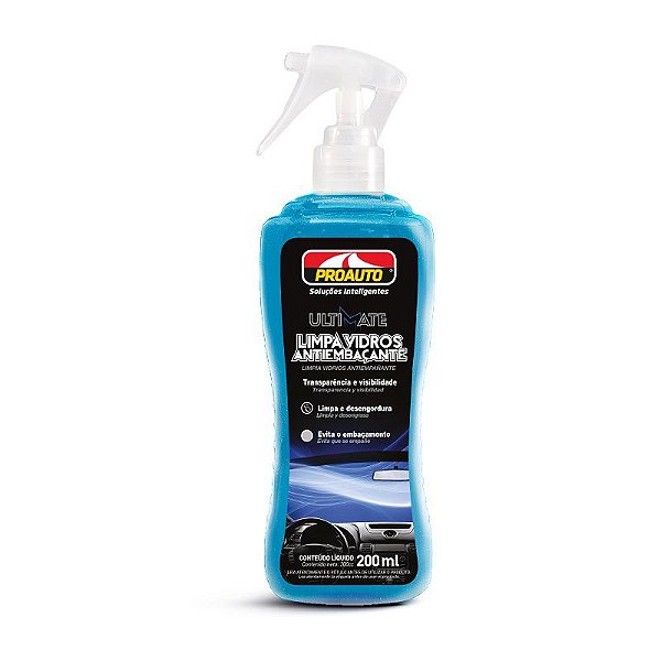 Limpa Vidro Anti Embaçante 200ml - Proauto