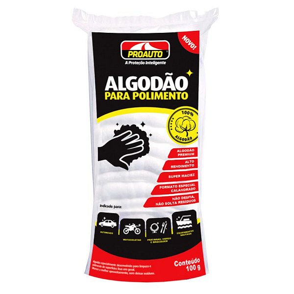 Algodão para Polimento 100G