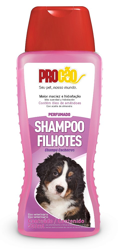Shampoo Para Cães e Gatos Filhotes 500ml - Procão