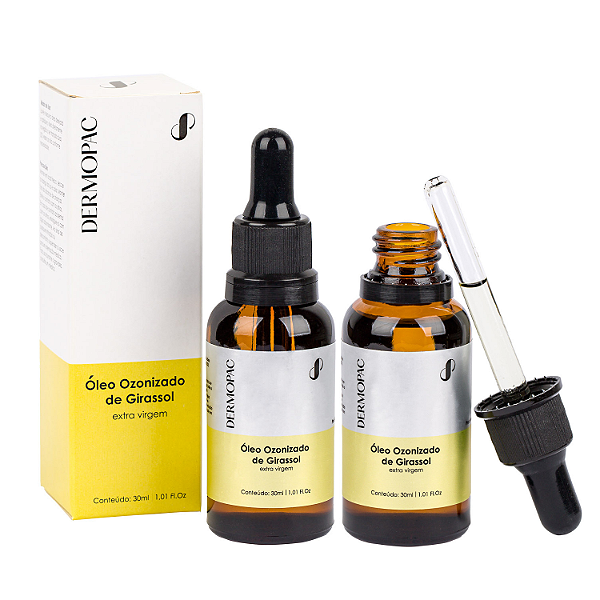 Kit 2 Oléos de Girassol Ozonizado Dermopac