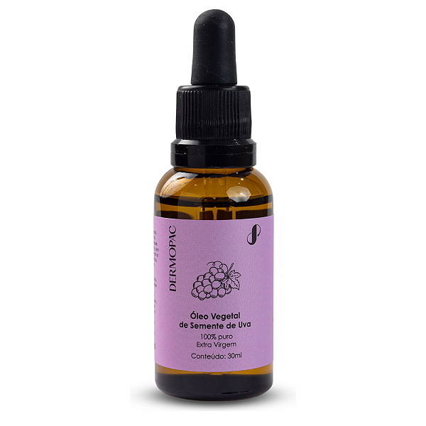 Óleo Vegetal de Semente de Uva 30ml