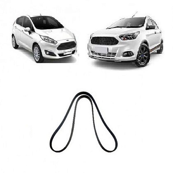 CORREIA DE ACESSÓRIOS (POLY - V) FORD KA/NEW FIESTA 14/21