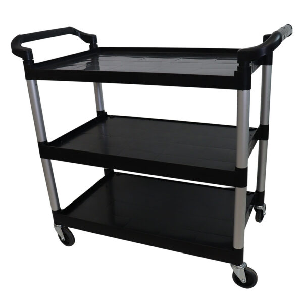 Carro Bandeja Triplex Preto – Nobre