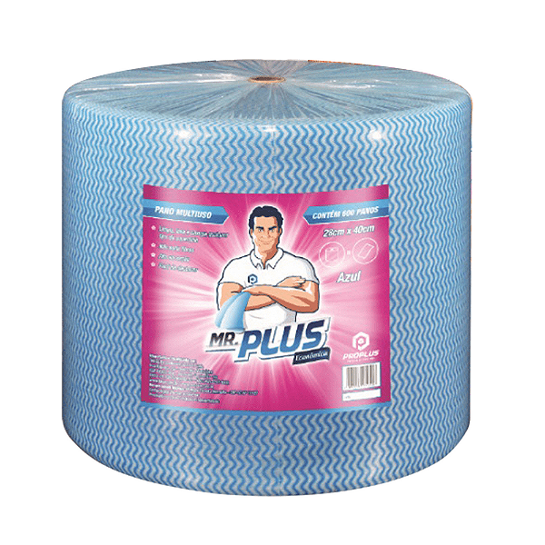 Pano Multiuso Azul MR Plus Eco 28 cm x 240 m