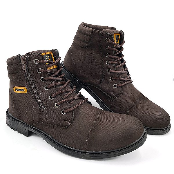 Bota Masculina Caterpillar Adventure Lona em Promoção