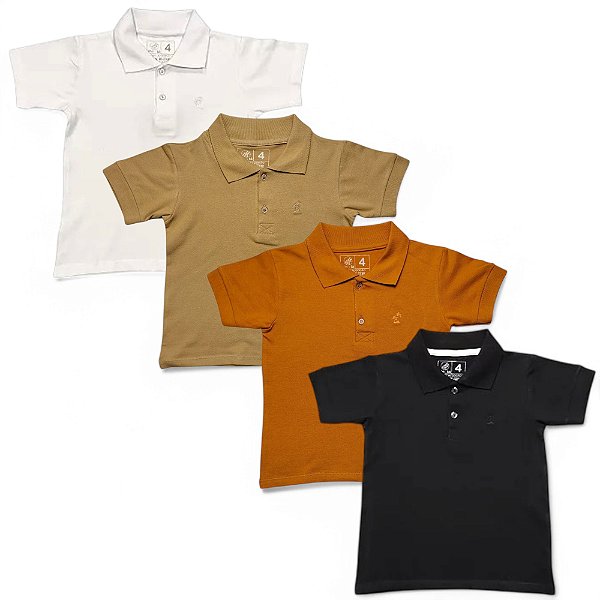Camisa Polo Masculina (Cores)