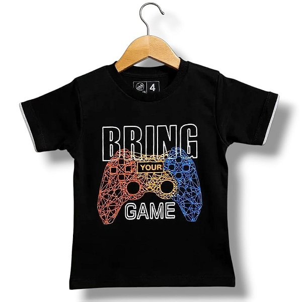 Camisa "Bring your Game" Sobreposição