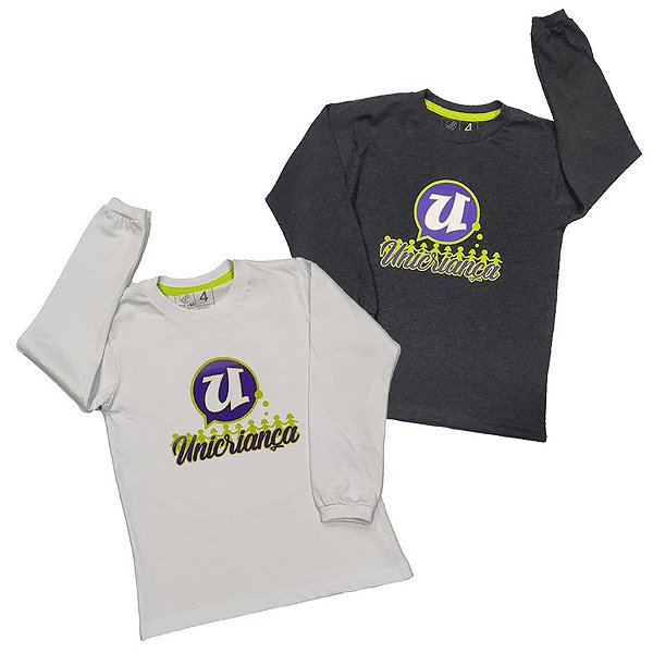 Camisa de Malha Manga Longa Unicriança