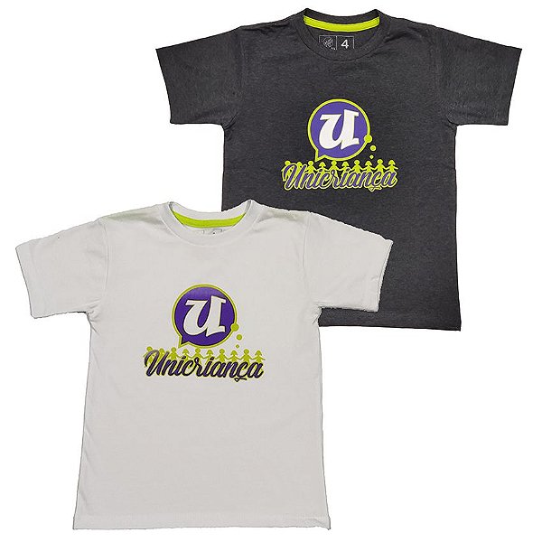 Camisa de Malha Manga Curta Unicriança