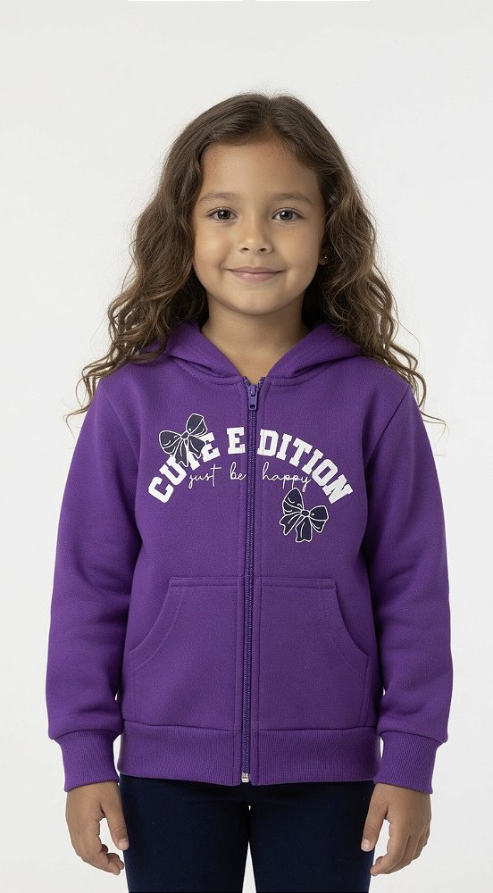 Casaco de Moletom de ziper cute