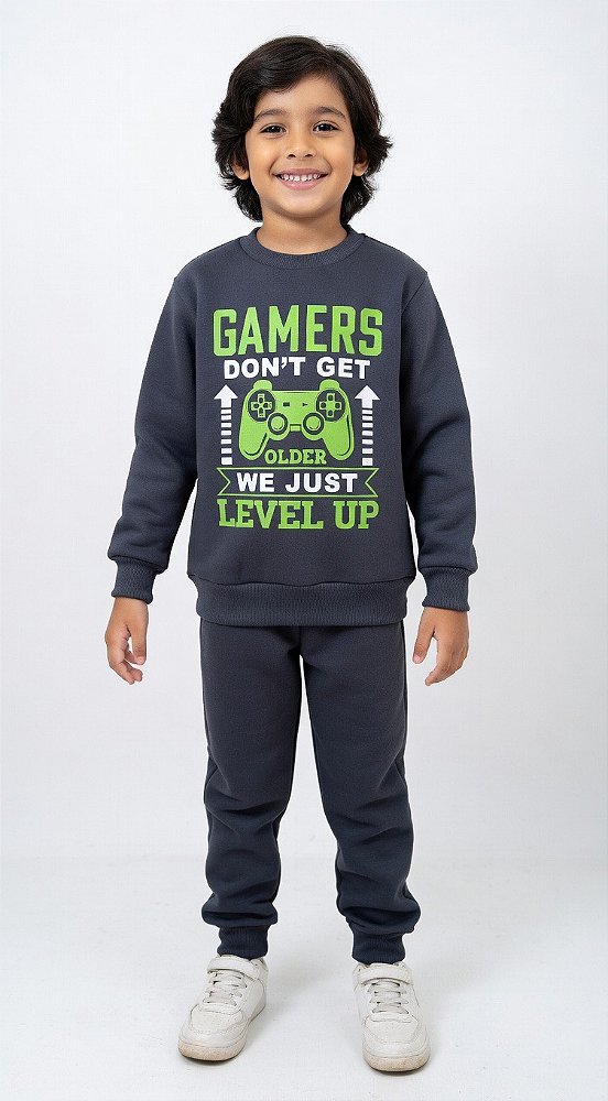 Conjunto de Moletom GAME ON