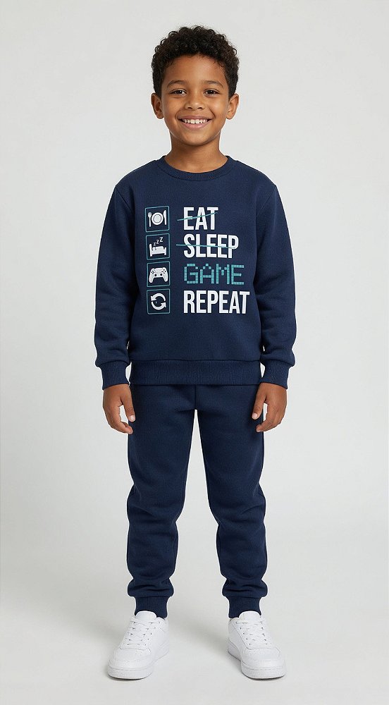 Conjunto de Moletom #GAMER