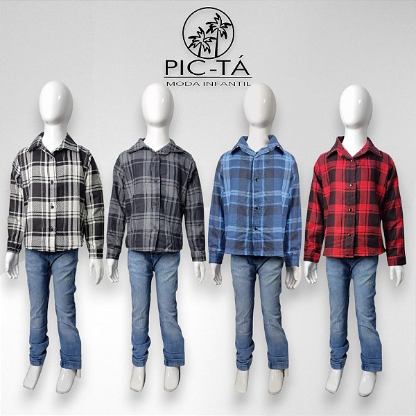 Camisa Xadrez Flanela Cores