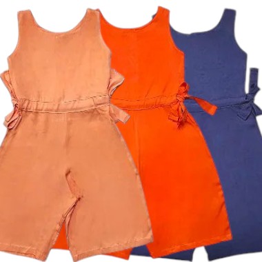 Macaquinho de Viscose Pantacourt Liso (Cores)