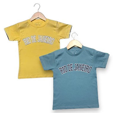 Camisa de Malha Manga Curta Rio de Janeiro