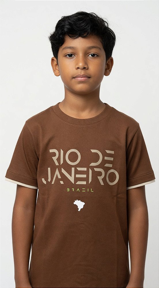 Camisa de Malha Manga Curta Rio de Janeiro