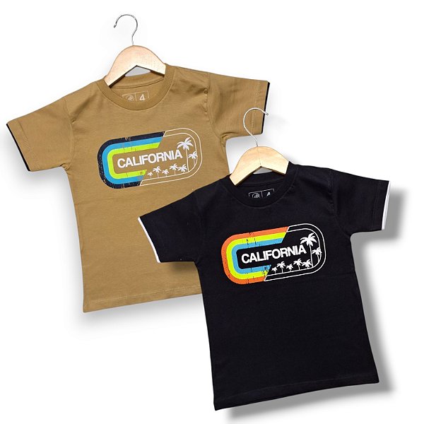 Camisa de Malha Manga Curta Classic California