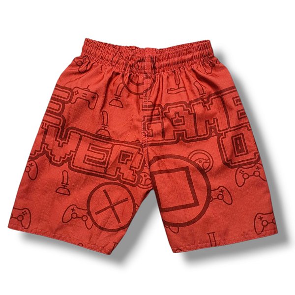 Bermuda de Elástico Rip-Stop Game Over