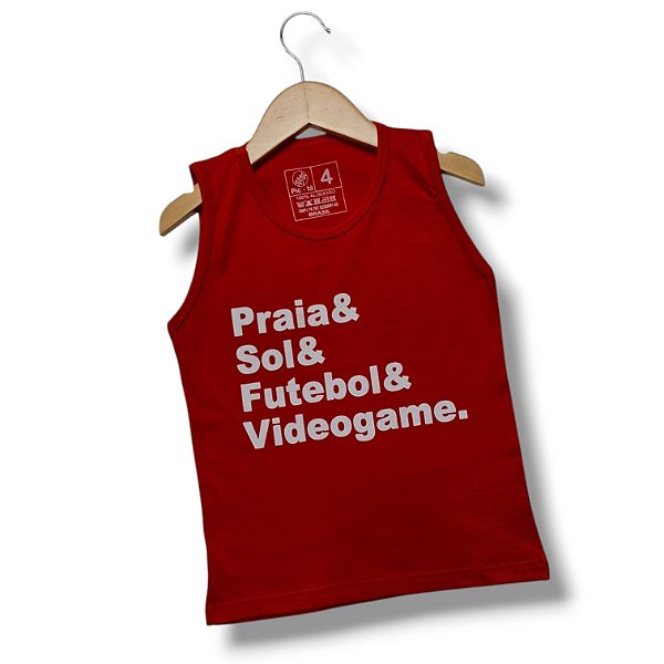 Regata de Malha Praia & Sol & Futebol & Videogame