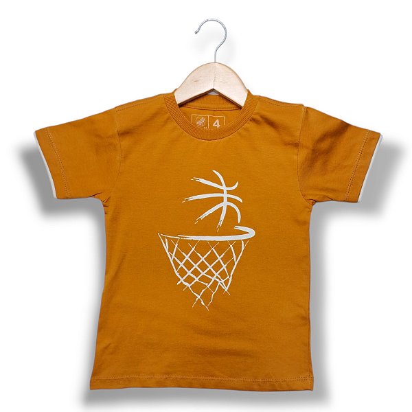 Camisa de Malha Manga Curta Cesta Basquete