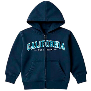 Casaco de Moletom Flanelado com Capuz e Bolso Canguru California 2