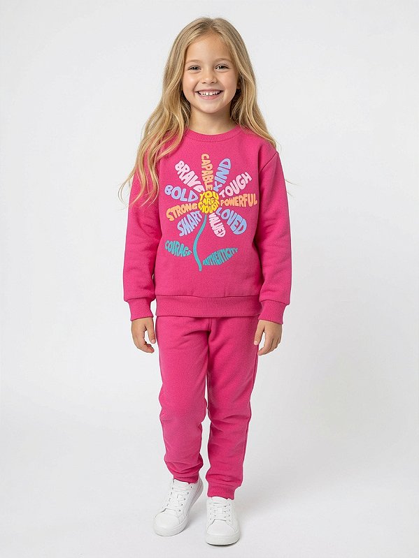 Conjunto de Moletom Flanelado Essência
