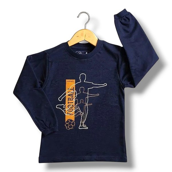 Camisa de Malha Manga Longa Football