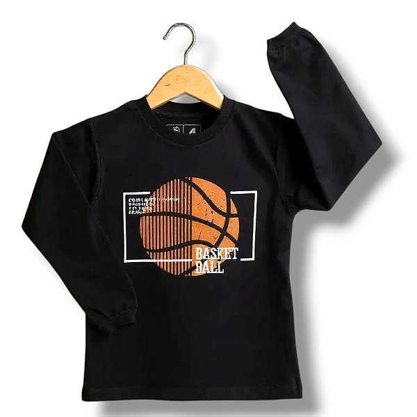 Camisa de Malha Manga Longa Basket Ball