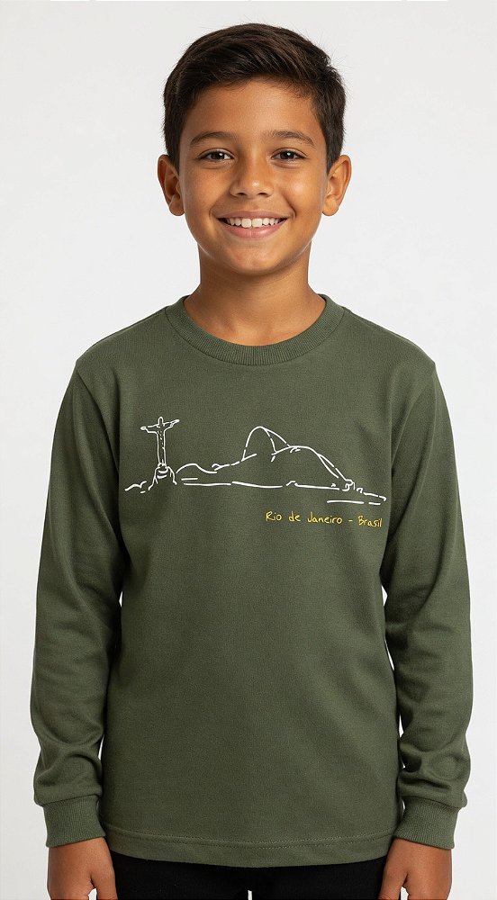 Camisa de Malha Manga Longa Rio