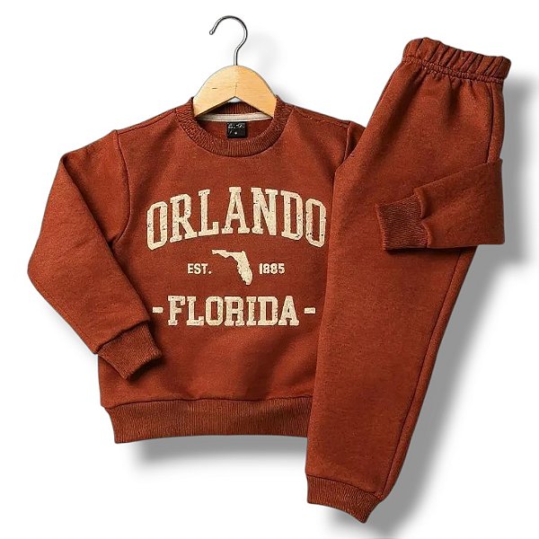 Conjunto de Moletom Flanelado Orlando