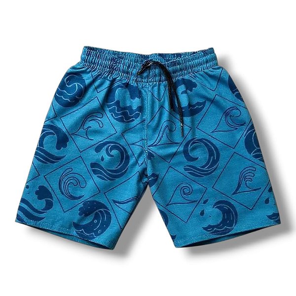 Bermuda Elástico Rip-Stop Waves