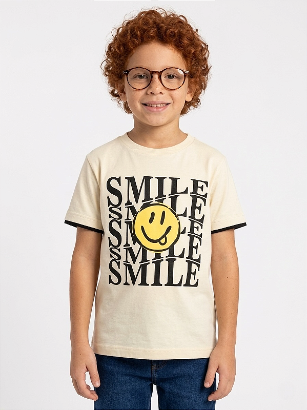 Camisa de Malha Manga Curta Smille