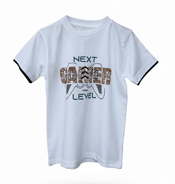 Camisa Next Gamer Manga Dupla