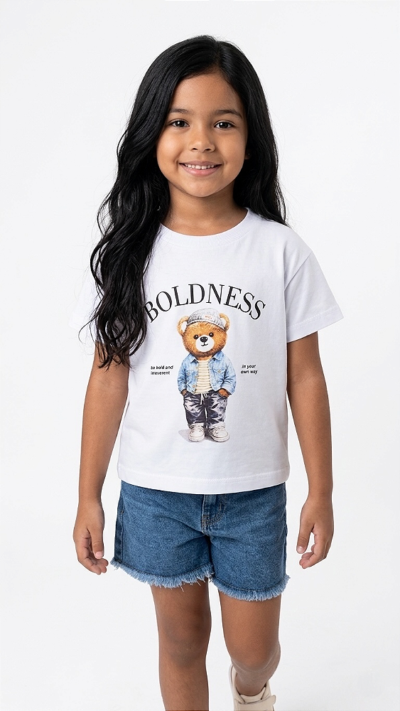 T-shirts Feminina Urso