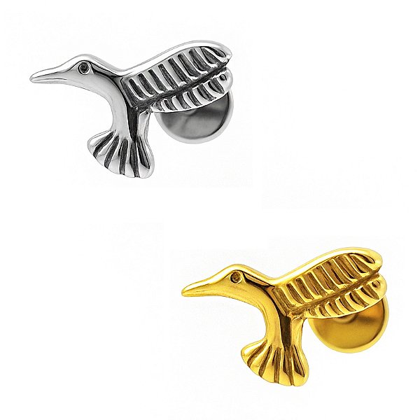 Beija-Flor Labret de Titânio