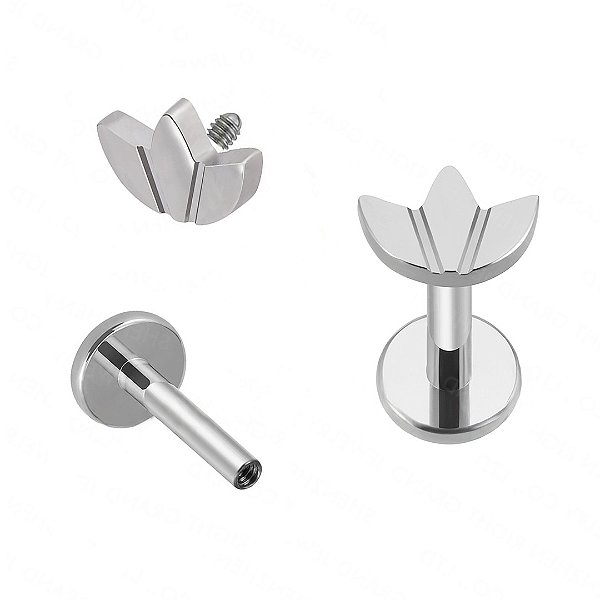 Folha Labret de Titânio