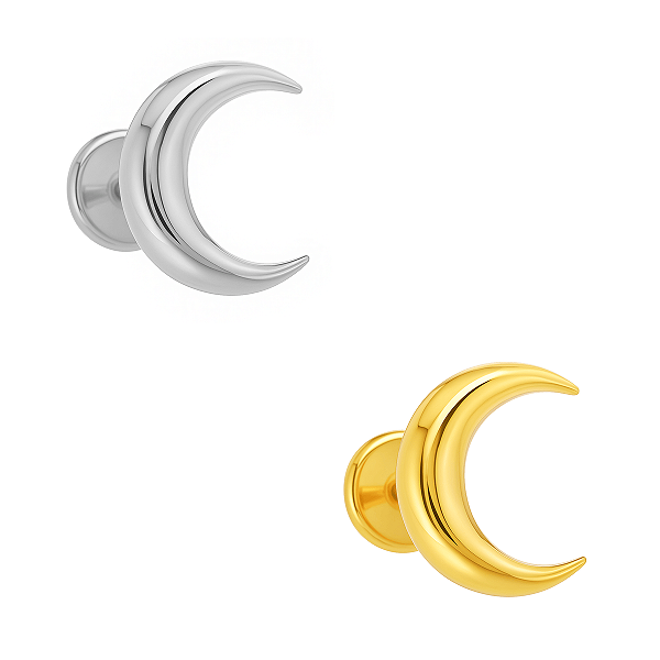 Lua Labret de Titânio