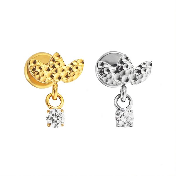 Marquise Martelada Labret de Titânio