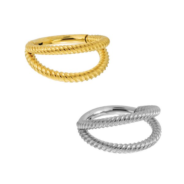 Argola Dupla de Aço para Helix