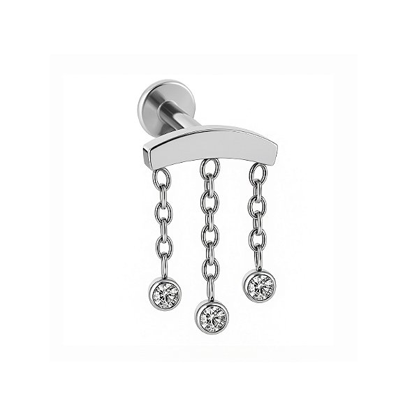 Pêndulos de Zircônia Labret de Titânio