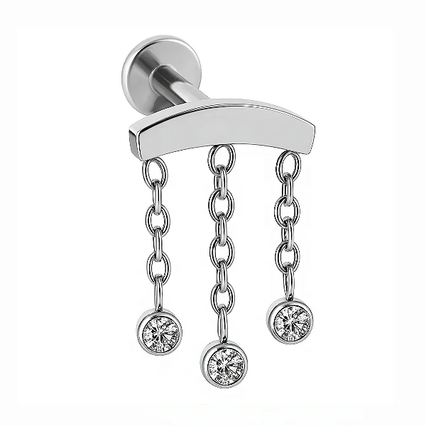 Pêndulos de Zircônia Labret de Titânio