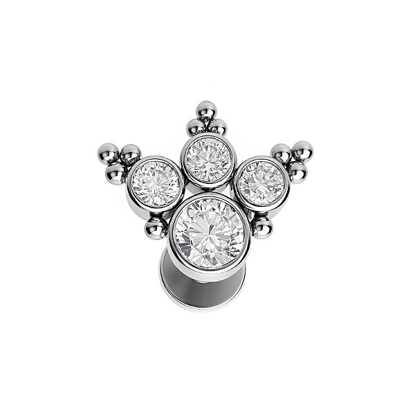 Labret Pata com Garras em Titânio
